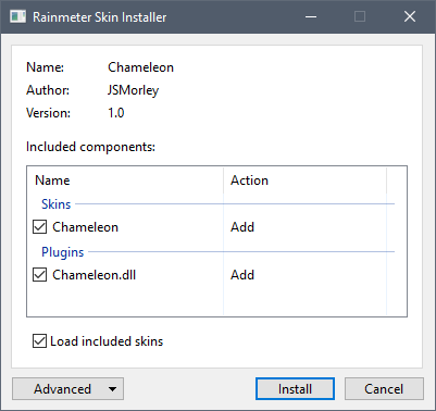 Free Download Rainmeter Skin Installer